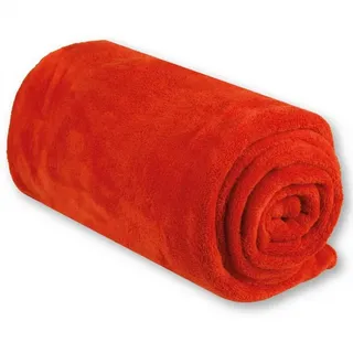 Babydecke, Bestlivings, Krabbeldecke Schmusedecke Kuscheldecke für Kleinkinder orange 80 cm x 120 cm