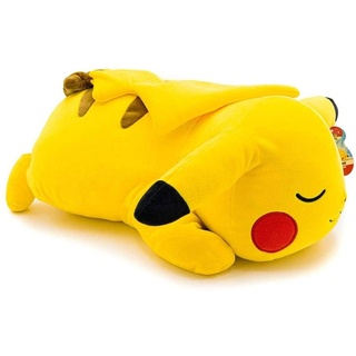Pokemon Plüschfigur - schlafender Pikachu (45cm) Kuscheltier Stofftier Plüschtier