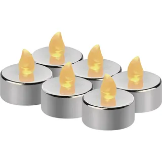 EMOS LED Teelichter 6 St. silber