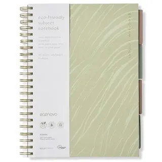 Recycled Cover Spiral Notizbuch, DIN A4, 100 Seiten