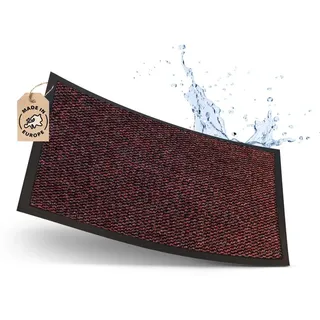 WohnDirect Schmutzfangmatte 90 x 150 cm Rot