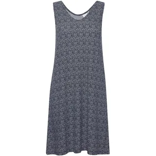 ICHI IHLISA DR21 - 20118422 Ärmelloses Kleid mit Allover-Druck in Blau | Gr.: L
