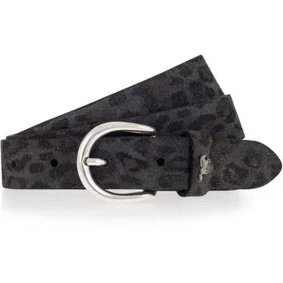 Mustang Damengürtel Leder schwarz 85