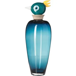 LEONARDO Bodenvase »PAPAGENO, Luigi, blau«, (1 St.), handgefertigte Vase aus Glas, Höhe ca. 60 cm, bunt
