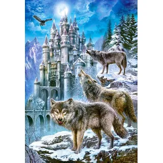Castorland Puzzle Wölfe und Schlösser, Puzzleteile