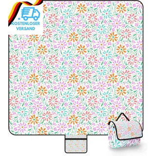 Picknickdeck 200X200 Cm,Stranddeck XXL Wasserdicht Sandfrei,Faltbare Strandmatte