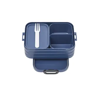 Mepal Bento-Lunchbox To Go  Take a Break , blau , Kunststoff , Maße (cm): B: 12 H: 6,5