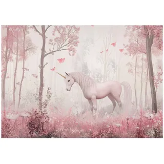 WallArena Fototapete Einhorn 150x105cm