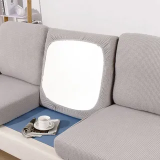 BOLUXIU Sofa-Sitzkissenbezug Stretch, elastischer Kissenbezug, mehrere Farben, passend für alle Sofas (einschließlich L-förmiger Ecksofas)