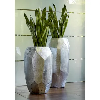 Vase Noika - Silber - 75 cm