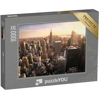 Puzzle 1000 Teile XXL „Skyline von New York City, USA“ – aus der Puzzle-Kollektion Amerika, New York, Amerikanische Städte