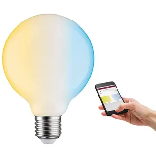 Paulmann 50396 LED Leuchtmittel Globe Filament Zigbee 2700-6500K E27 7W dimmbar