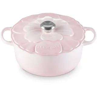 Le Creuset Signature Petal Bräter 26 cm rund shell pink