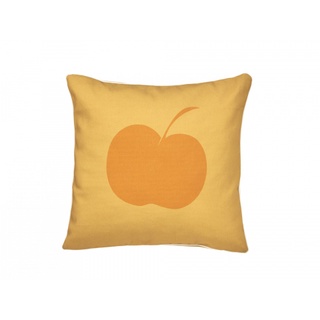 Apple Bee Kissen Logo orange 50x50cm