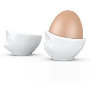 Fiftyeight Eierbecher Küssend/Verträumt weiß 2 St.
