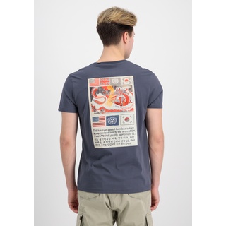 T-Shirt »  Men - T-Shirts USN Blood Chit T 2«, Gr. 2XL, greyblack, , 47816336-XXL