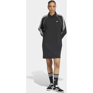 Shirtkleid ADIDAS ORIGINALS "SST", Damen, Gr. M, N-Gr, schwarz, weiß, Obermaterial: 95% Baumwolle, 5% Elasthan, Kleider Shirtkleid