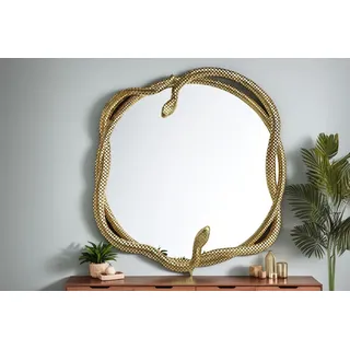 Riess-Ambiente Wandspiegel SNAKE XL 82 x 80 cm Gold