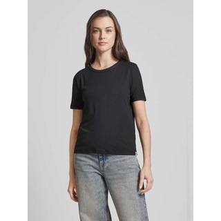 T-Shirt in Ripp-Optik Modell 'GENEVRAA', Black, XL