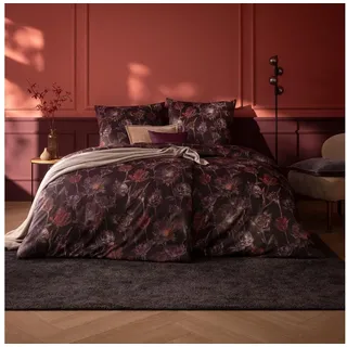 Estella Zoe Blumen Lila/Rot 135 x 200 cm + 80 x 80 cm