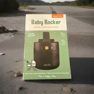 None Baby Rocker – Elektrischer Kinderwagen-Schaukler mit Weinen-Sensor, einstellbarer Wipp-Stärke & 40-Min-Auto-Off – Tragbar, wasserabweisend & USB-aufladbar