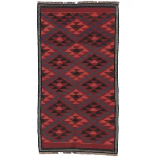 Afghan Vintage Kelim Teppich 120x222