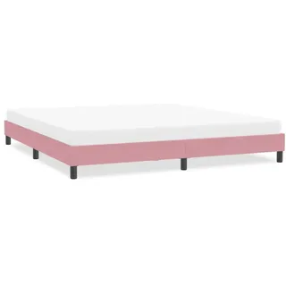 Bettgestell Ohne Matratze Rosa 200x220 Cm Samt
