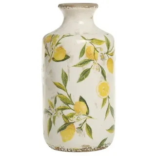Chic Antique Tischvase Chic Antique * Limone Flaschenvase Vase H21/D10 cm antique creme (1 St)