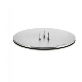 ester & erik Kerzenhalter Kerzenplatte Small Silver Matt
