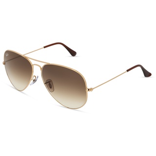 Ray-Ban RB 3025 AVIATOR LARGE METAL Unisex-Sonnenbrille Vollrand Pilot Metall-Gestell, gold