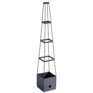 Meister Craft Pflanzturm 150 x 25 x 25 cm Schwarz