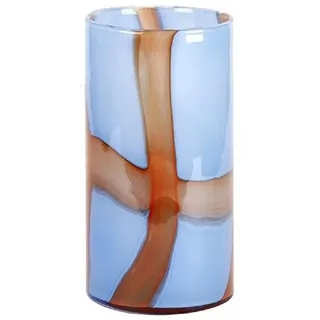 Lambert Dekovase Vase Varanasi Blau Rost Glas (25cm)
