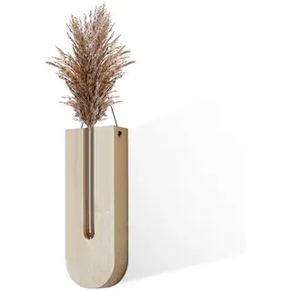 Moderne Wandvase/pflanzgefäß Aus Holz Im Landhausstil Für Eingangsbereich, Flur, Schlafzimmer, Lavendelgelb, Umweltfreundlich, Für Den Innenbereich