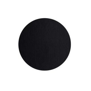 ASA Selection leather optic Tischset rund, schwarz schwarz matt