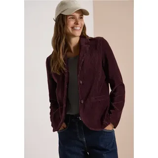 CECIL Jerseycord Blazer in Unifarbe - Rot
