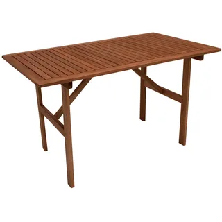 DEGAMO BRASILIA Gartentisch 120 x 70 x 73,5 cm Braun