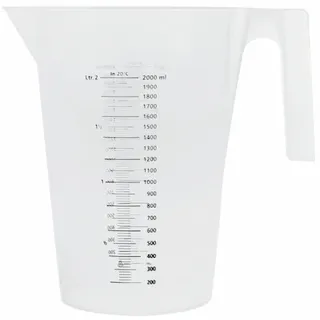 Schneider - Meßbecher, PP, 2,0 l, mit offenem Griff, stapelbar