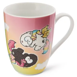 NICI Porzellantasse Rainbow Yin & Yang 47387 - NICI Einhorn Tasse