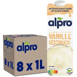 Alpro® Vanille Sojadrink 8x 1,0 l
