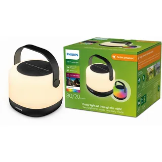 Philips Solarleuchte Kunststoff 12 x 15 x 14,9 cm inkl. Leuchtmittel weiß