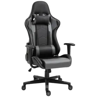Vinsetto Ergonomischer Bürostuhl Kunstleder Schwarz