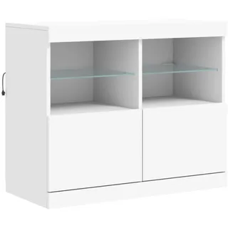 vidaXL Sideboard 81 x 67 x 37 cm Weiß