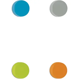 Maul Maul, Rund Whiteboard-Magnete Farbig sortiert 1.5 kg, Tragfähigkeit 14.6 mm, 8 Stück,