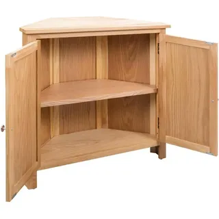 vidaXL Eckschrank 80 x 33,5 x 78 cm Braun