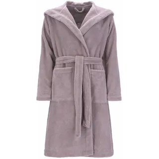 Bademantel BUGATTI Gr. XL, lila, XL, 50% Baumwolle, 50% Polyester, Hausmäntel, im edlen Design