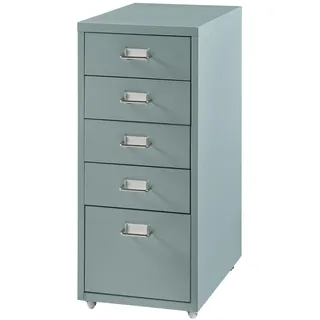 [en.casa] Kökar Schubladenschrank 28 cm x 69 cm x 41 cm grün