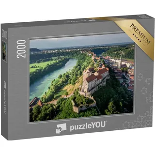 puzzleYOU: Puzzle 2000 Teile „Burghausen mit längsten Burg der Welt“ – aus der Puzzle-Kollektion Burgen
