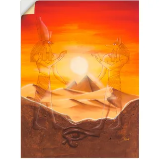 Wandbild »Ägypten«, Afrika, (1 St.), als Alubild, Outdoorbild, Leinwandbild, Poster, Wandaufkleber, 15894665-0 orange B/H: 60 cm x 80 cm