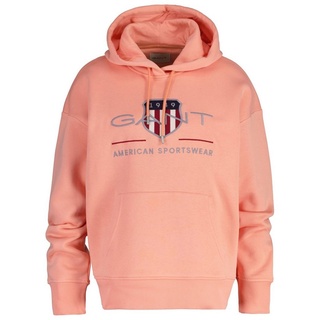 Gant Sweater Damen Sweatshirt - REGULAR ARCHIVE SHIELD HOODIE orange XLYourfashionplace