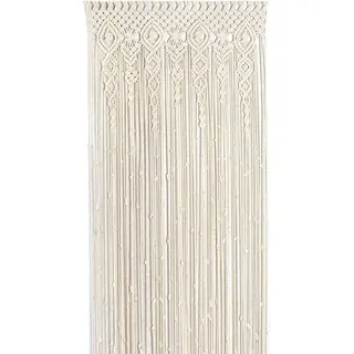 Makramee-wandbehang, Gewebter Wandteppich, Boho-wanddeko Für Raumteiler, Fenster, Türvorhang, Hochzeit, 100 X 200 Cm